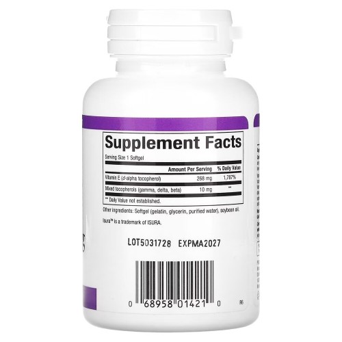 Natural Factors Mixed Vitamin E 268 mg, 90 капсул CN16758 Natural Factors Natural Factors Mixed Vitamin E 268 mg, 90 капсул CN16758 Natural Factors
