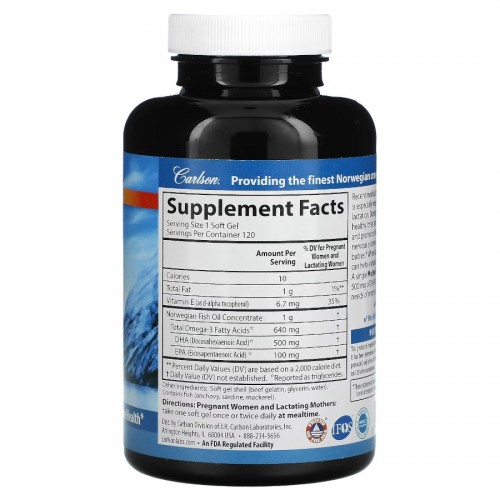 Carlson Labs Mother's DHA, 120 капсул CN10135 Carlson Labs Carlson Labs Mother's DHA, 120 капсул CN10135 Carlson Labs