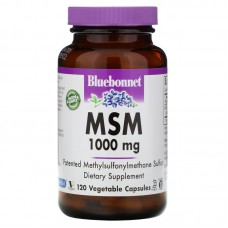 Bluebonnet Nutrition MSM 1000 mg, 120 вегакапсул Bluebonnet Nutrition MSM 1000 mg, 120 вегакапсул