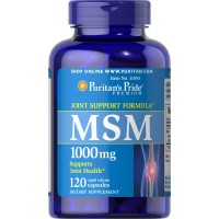 Puritan's Pride MSM 1000 mg, 120 капсул Puritan's Pride MSM 1000 mg, 120 капсул