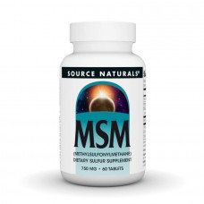 Source Naturals MSM with Vitamin C 750 mg, 60 таблеток