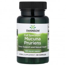Swanson Mucuna Pruriens 400 mg Full Spectrum, 60 капсул Swanson Mucuna Pruriens 400 mg Full Spectrum, 60 капсул