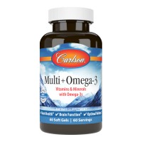 Carlson Labs Multi + Omega 3, 60 капсул Carlson Labs Multi + Omega 3, 60 капсул