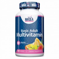 Haya Labs Basic Adult Multivitamin, 100 таблеток Haya Labs Basic Adult Multivitamin, 100 таблеток
