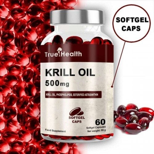True Health Krill Oil 500 mg, 60 капсул CN16627 True Health True Health Krill Oil 500 mg, 60 капсул CN16627 True Health