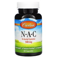 Carlson Labs N-A-C 500 mg, 60 капсул Carlson Labs N-A-C 500 mg, 60 капсул