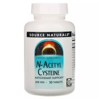Source Naturals N-Аcetyl Cysteine 600 mg, 30 таблеток