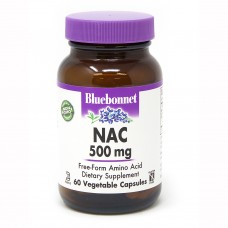 Bluebonnet Nutrition NAC 500 mg, 60 вегакапсул Bluebonnet Nutrition NAC 500 mg, 60 вегакапсул