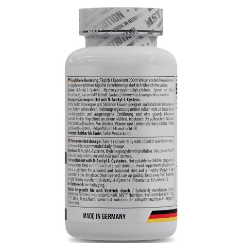 MST Nutrition NAC, 60 капсул CN16133 MST MST Nutrition NAC, 60 капсул CN16133 MST