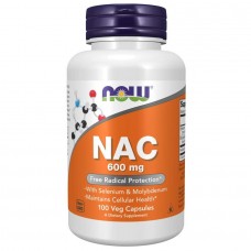 NOW NAC 600 mg, 100 капсул NOW NAC 600 mg, 100 капсул