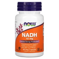NOW NADH 10 mg, 60 вегакапсул