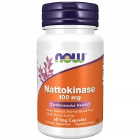 NOW Nattokinase 100 mg, 60 вегакапсул NOW Nattokinase 100 mg, 60 вегакапсул