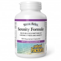 Natural Factors Stress-Relax Serenity Formula, 120 вегакапсул Natural Factors Stress-Relax Serenity Formula, 120 вегакапсул