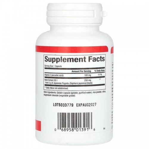 Natural Factors Rutin 250 mg, 90 капсул CN17322 Natural Factors Natural Factors Rutin 250 mg, 90 капсул CN17322 Natural Factors