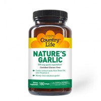 Country Life Nature's Garlic, 180 капсул Country Life Nature's Garlic, 180 капсул