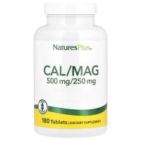 Natures Plus Cal/Mag 500 mg/250 mg, 180 таблеток