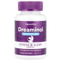 Natures Plus Dreaminol Stress & Sleep Complex Melatonin Free,, 60 капсул Natures Plus Dreaminol Stress & Sleep Complex Melatonin Free,, 60 капсул
