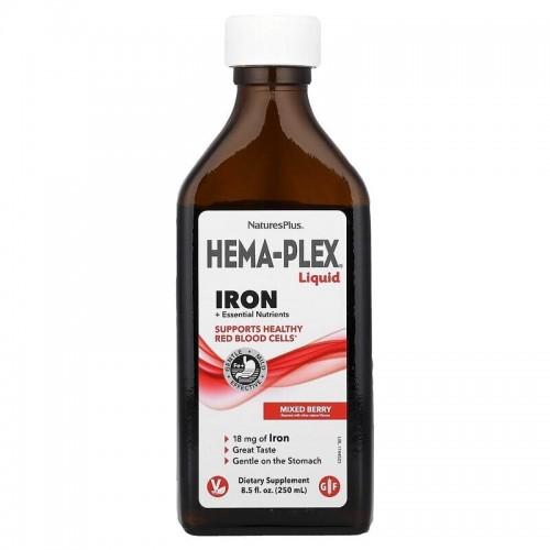 Natures Plus Hema-Plex, 250 мл CN17266 Natures Plus Natures Plus Hema-Plex, 250 мл CN17266 Natures Plus