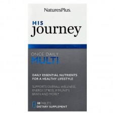 Natures Plus His Journey Once Daily Multi, 30 таблеток