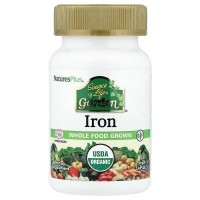 Natures Plus Source of Life Garden Iron, 30 вегакапсул