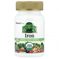 Natures Plus Source of Life Garden Iron, 30 вегакапсул Natures Plus Source of Life Garden Iron, 30 вегакапсул