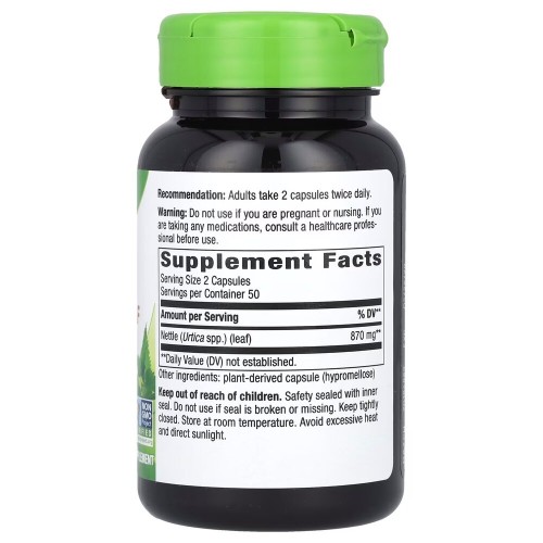 Nature's Way Nettle Leaf 435 mg, 100 вегакапсул CN15880 Nature's Way Nature's Way Nettle Leaf 435 mg, 100 вегакапсул CN15880 Nature's Way