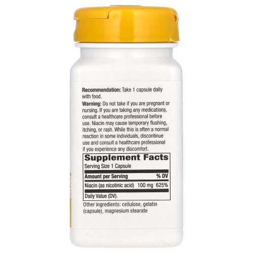 Nature's Way Niacin 100 mg, 100 капсул CN16189 Nature's Way Nature's Way Niacin 100 mg, 100 капсул CN16189 Nature's Way