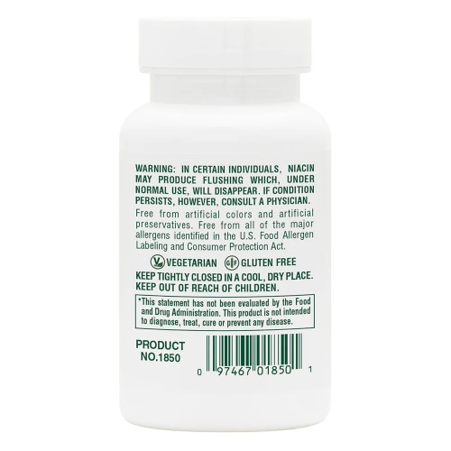 Natures Plus Niacin 100 mg, 90 таблеток CN11700 Natures Plus Natures Plus Niacin 100 mg, 90 таблеток CN11700 Natures Plus