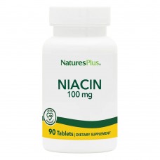 Natures Plus Niacin 100 mg, 90 таблеток Natures Plus Niacin 100 mg, 90 таблеток