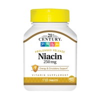 21st Century Niacin 250 mg, 110 таблеток