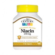 21st Century Niacin 250 mg, 110 таблеток