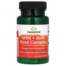 Swanson NMN + Beet Root Complex, 30 вегакапсул Swanson NMN + Beet Root Complex, 30 вегакапсул