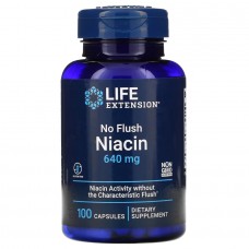 Life Extension Niacin 640 mg, 100 капсул