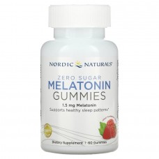 Nordic Naturals Melatonin 1.5 mg Gummies, 60 жувальних таблеток Nordic Naturals Melatonin 1.5 mg Gummies, 60 жувальних таблеток