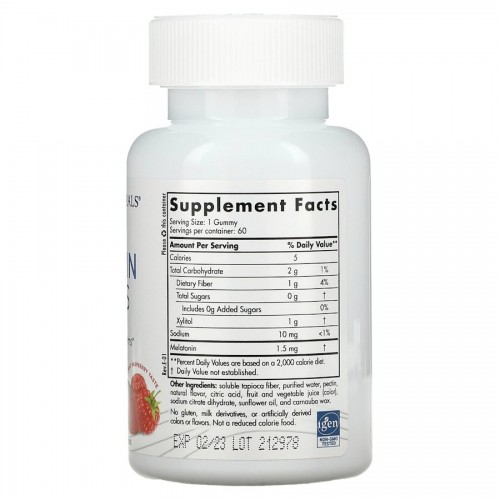 Nordic Naturals Melatonin 1.5 mg Gummies, 60 жувальних таблеток CN13532 Nordic Naturals Nordic Naturals Melatonin 1.5 mg Gummies, 60 жувальних таблеток CN13532 Nordic Naturals