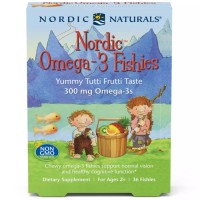 Nordic Naturals Nordic Omega-3 Fishies, 36 желейок Nordic Naturals Nordic Omega-3 Fishies, 36 желейок