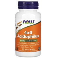 NOW 4X6 Acidophilus, 120 вегакапсул NOW 4X6 Acidophilus, 120 вегакапсул