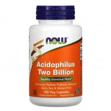 NOW Acidophilus 2 billion, 100 вегакапсул