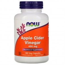 NOW Apple Cider Vinegar 450 mg, 180 капсул NOW Apple Cider Vinegar 450 mg, 180 капсул
