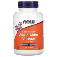 NOW Apple Cider Vinegar 750 mg, 180 таблеток NOW Apple Cider Vinegar 750 mg, 180 таблеток