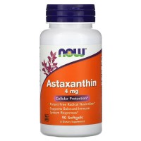 NOW Astaxanthin 4 mg, 90 капсул