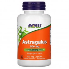 NOW Astragalus 500 mg, 100 вегакапсул
