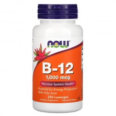 NOW Vitamin B12 1000 mcg, 250 льодяників NOW Vitamin B12 1000 mcg, 250 льодяників