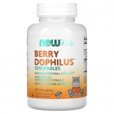 NOW BerryDophilus 2 Billion, 120 жевательных таблеток - Ягоды