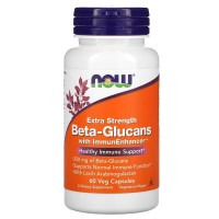 NOW Beta-Glucans with ImmunEnhancer, 60 вегакапсул