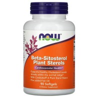 NOW Beta-Sitosterol Plant Sterols, 90 капсул NOW Beta-Sitosterol Plant Sterols, 90 капсул
