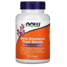 NOW Beta-Sitosterol Plant Sterols, 90 капсул NOW Beta-Sitosterol Plant Sterols, 90 капсул