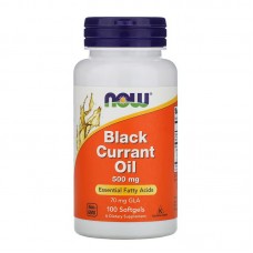 NOW Black Currant Oil 500 mg, 100 капсул