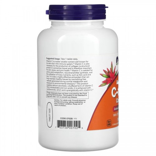 NOW Vitamin C-1000 Complex Buffered, 180 таблеток CN12469 NOW NOW Vitamin C-1000 Complex Buffered, 180 таблеток CN12469 NOW