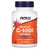 NOW Vitamin C-1000 Complex Buffered, 90 таблеток
